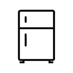 modern refrigerator isolated on white background