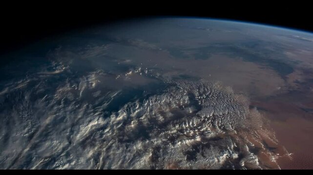 earth rotates from space with excellent quality