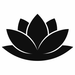 vector illustration of a water lily