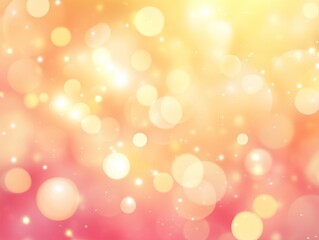 Vibrant Luminous Bokeh Lights with Shimmering Particles and Festive Glow Abstract Background