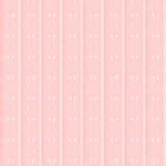 pink background with pink bow