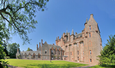 Thirlestane Castle medieval  residence of Earls of Lauderdale in Scotland