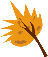  Liście jesienne – wektorowa ilustracja