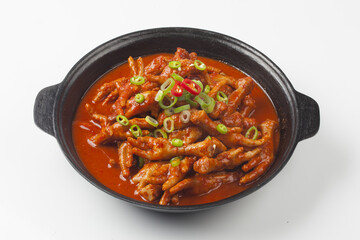  Chicken feet is a dish made with seasonings such as gochujang and red pepper powder.