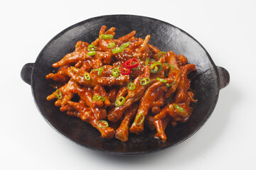  Chicken feet is a dish made with seasonings such as gochujang and red pepper powder.