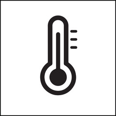 Digital Thermometer Symbol Vector Icon