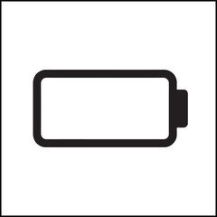 Fototapeta premium Battery Charge Icon Vector Vector Icon