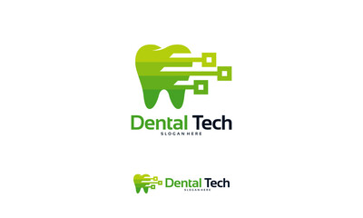 Dental Technology logo designs concept vector, Dental logo designs template
