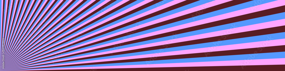 Poster geometric multicolor burst stripe pattern background