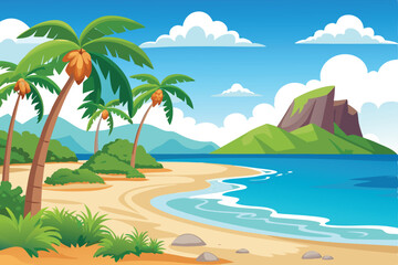 Beach landscape