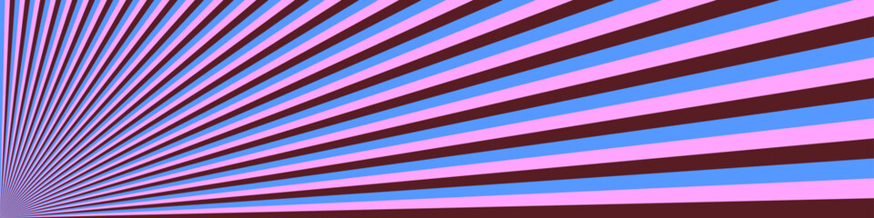 Obraz premium Geometric multicolor burst stripe pattern background