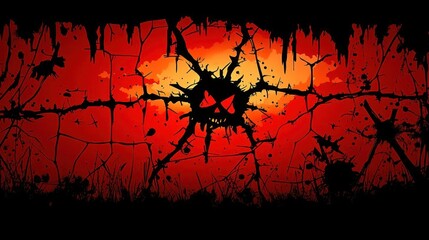 Ghastly Sunset, Barbed Wire Horror