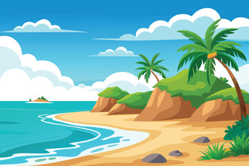 Beach landscape