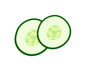 Cucumber vector illustration