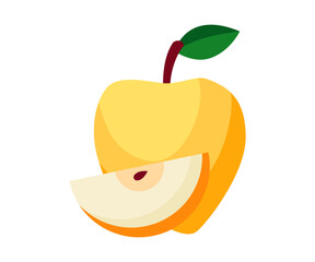 Apple vector illustration flat design