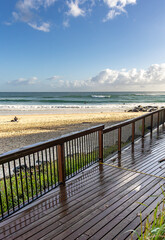 Coolangatta Beach on the Gold Coast, Queensland, Australia.