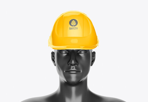 Safety Helmet Mockup