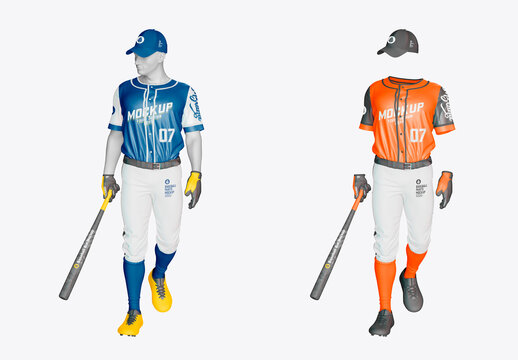 Baseball Kit Pose Mockup