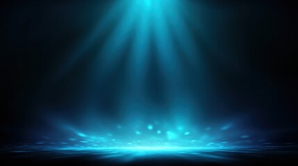 Futuristic blue light frame with soft gradient, symbolizing innovation and modern elegance.