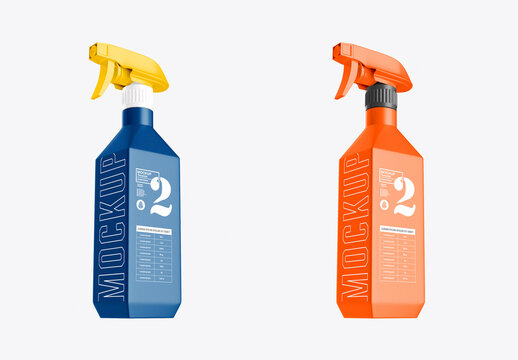 Spray Bottle mockup