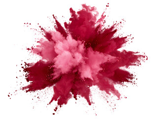 red paint splashes