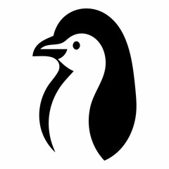 Cute penguin cartoon vector illustration isolated on a white background