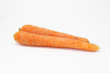 freshness fruit carot,root, isolated white background