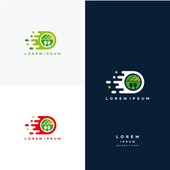 Fast Food Delivery logo designs concept, Food Truck logo template