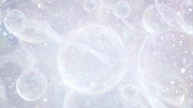 泡 気泡 幻想的 シャボン玉BG252_05