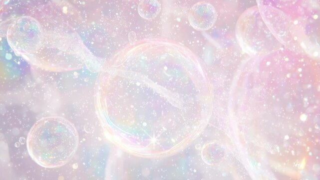 泡 気泡 幻想的 シャボン玉BG252_01