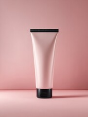 Elegant Cream Tube for Skincare Products Presentation Shot