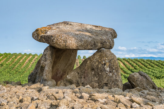 Ancient Sorginaren Txabola dolmen in Spain