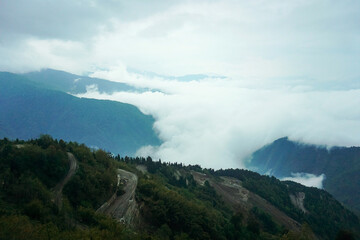 mountain landscape in the morning