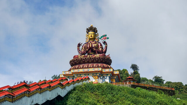 Chenrezig Statue, Pelling, Sikkim India
