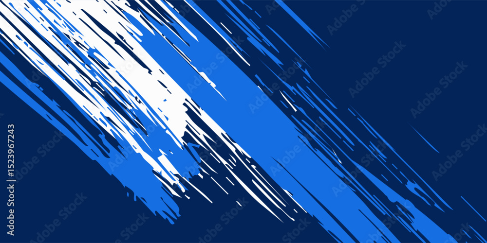 Poster dots halftone white and blue color pattern gradient grunge texture background.