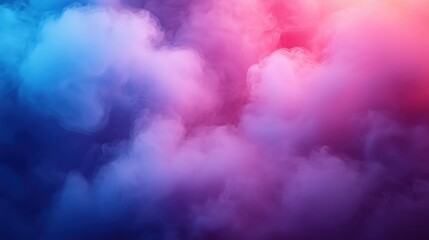 Abstract Pink and Blue Smoke Cloud Background for Modern Design