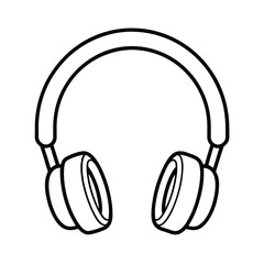 headphones isolated on white background