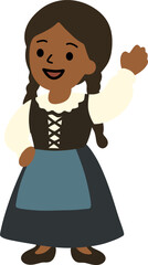 Adorable child in traditional Portuguese costume showcasing cultural heritage with colorful, historical clothing perfect for festivals and celebrations.