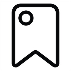 Bookmark  Icon Element For Design