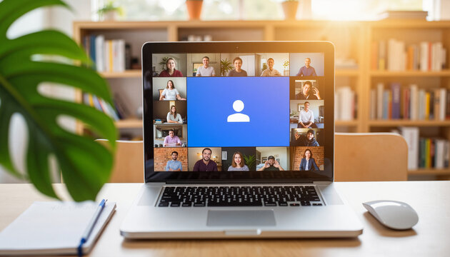 Virtual Meeting: Bringing People Together in the Digital Age. The topic of online meetings and their importance in the modern world.