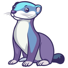 ferret, animal, vector, transparent background, creature, mustela putorius furo, cute, mammal, isolated, wildlife, one animal, nature, furry, vertebrate