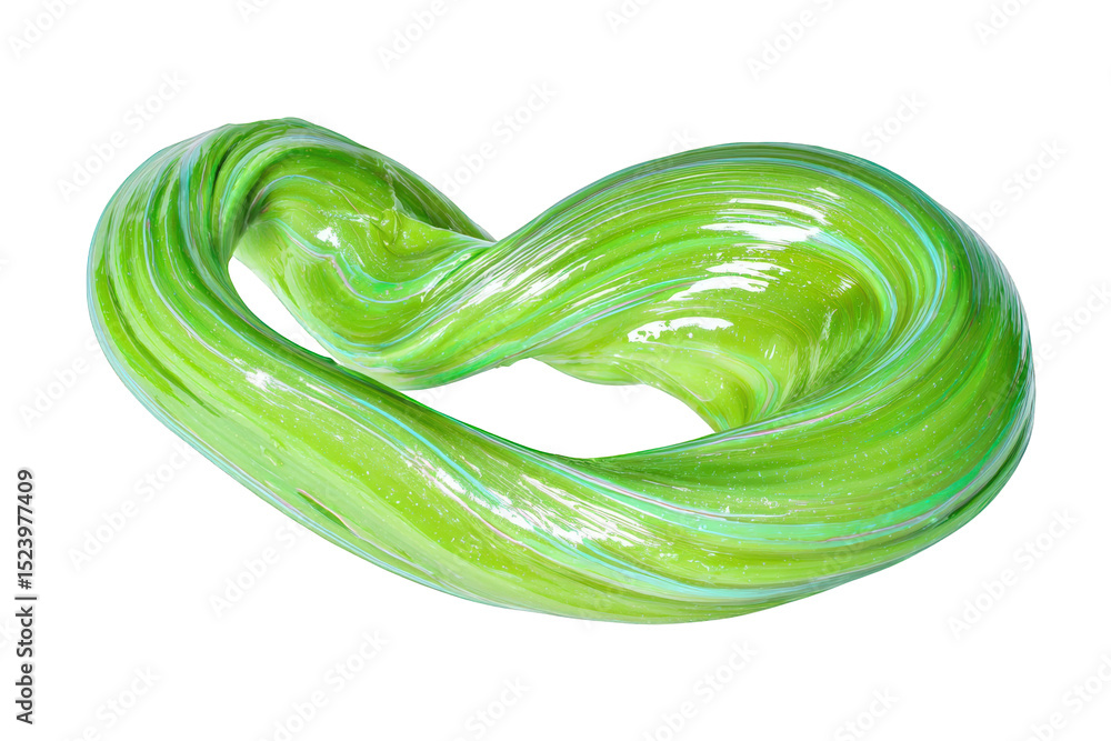 Poster abstract green liquid swirl flowing dynamic design element illustration background texture graphic 3