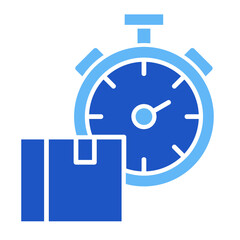 Just-In-Time  Icon Element For Design	