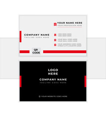 Modern Business Card Template, with editable vector design
