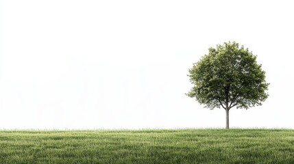 Fototapeta premium Promoting green energy through tree planting and recycling initiatives for a sustainable environment
