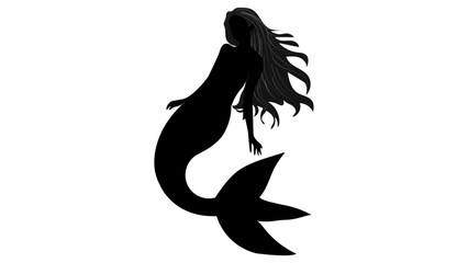 mermaid silhouette
