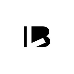 Letter BL Or LB Monogram Modern Logo