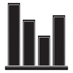 vector illustration of modern building with columns