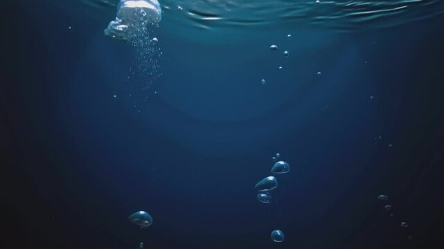 Underwater bubbles and light