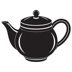 Vintage Floral Teapot Silhouette Collection.